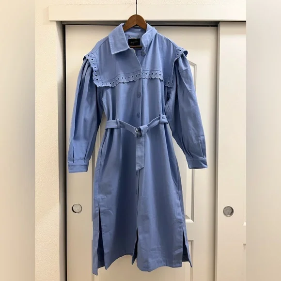 NWT Anthropologie Magali Pascal Milou Trench Coat - Picture 6 of 15